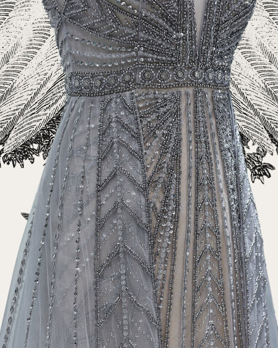 Historical Dress Up-Silver main image 1
