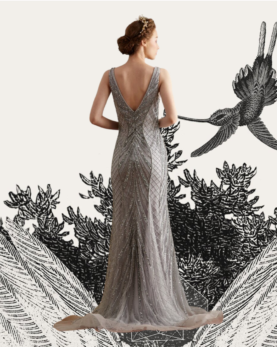 Art deco 2024 evening gown