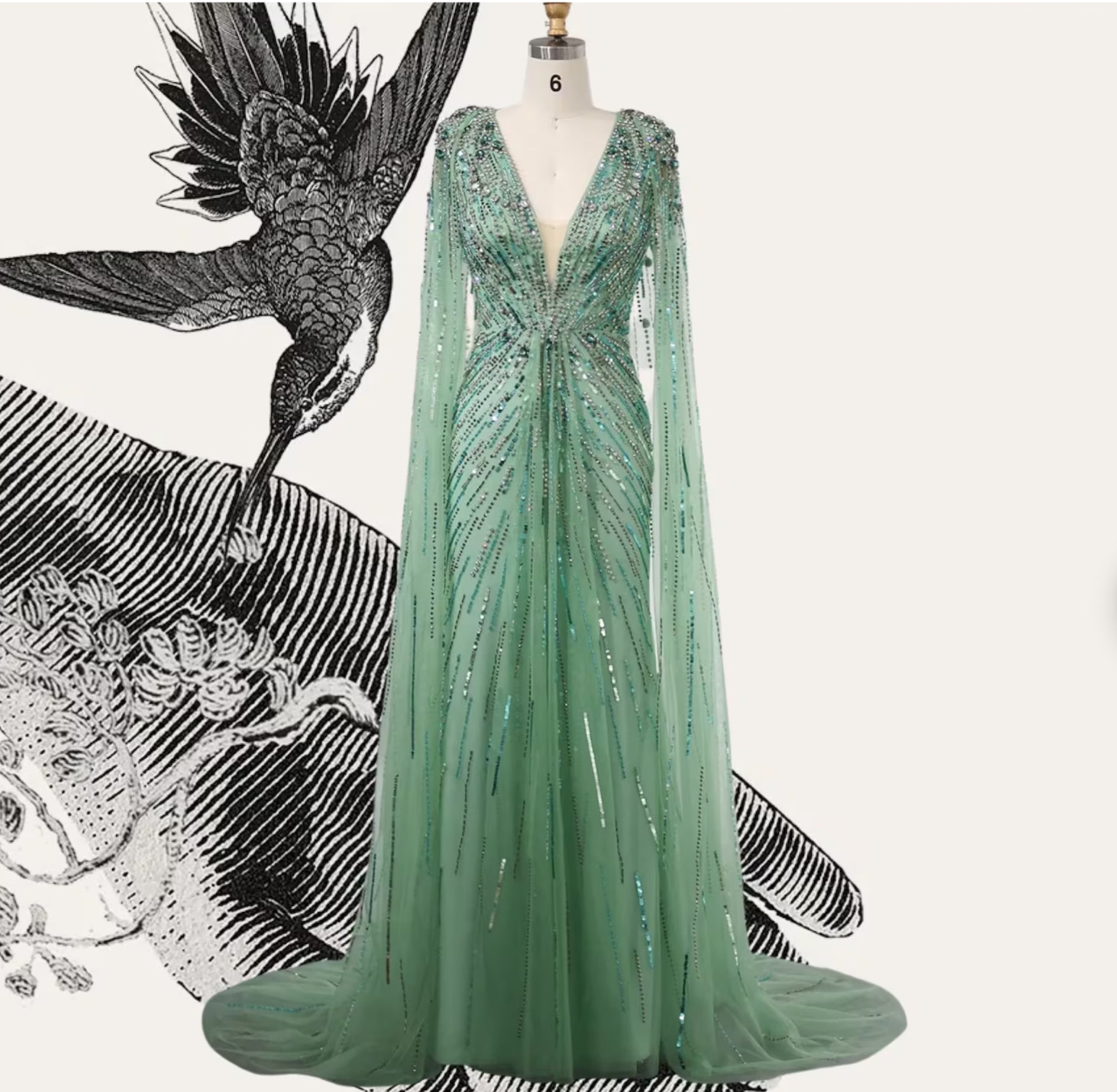 Kate Middleton Inspired Formal Gown or Evening Dress with Built in Cap Lives of Sirens Kate Middleton Inspired Formal Gown or Evening Dress with Built in Cap Lives of Sirens