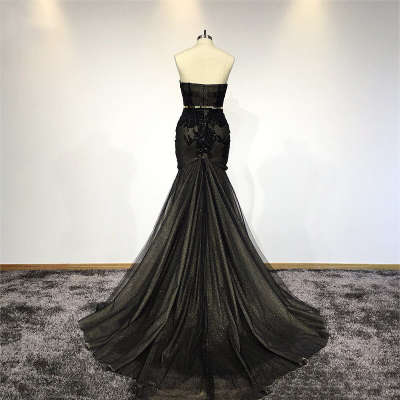 Sexy Black Wedding Dress or Evening Gown, Gothic Alternative Wedding D Lives of Sirens Sexy Black Wedding Dress or Evening Gown, Gothic Alternative Wedding D Lives of Sirens