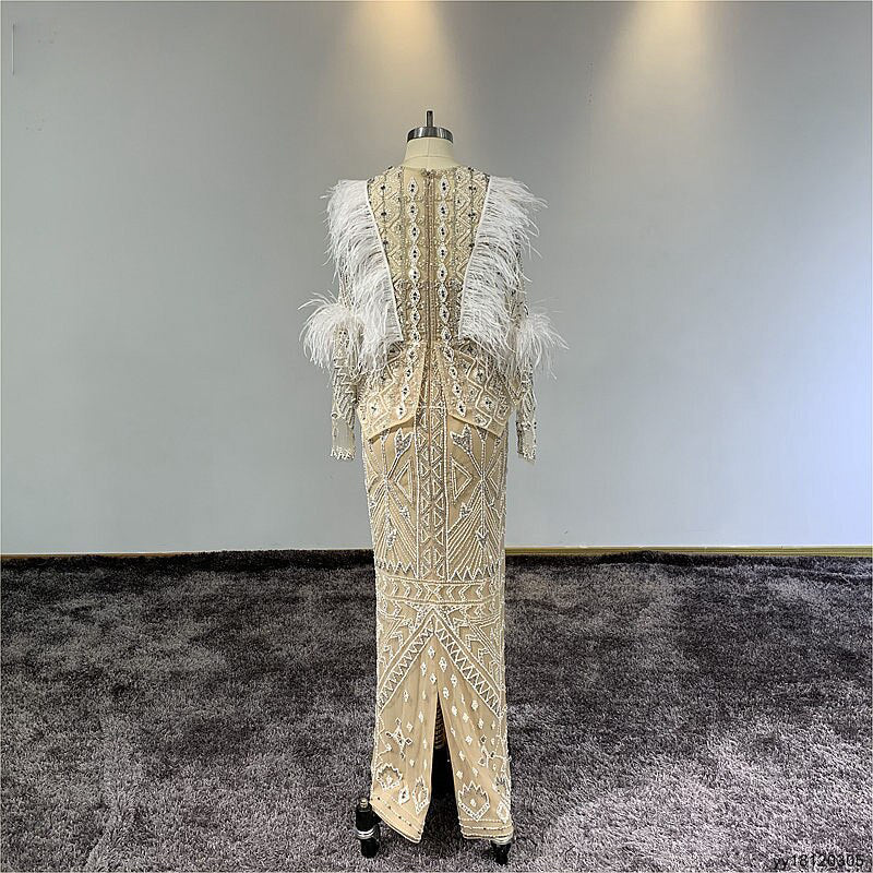 Lakota - Unique Couture Style Wedding, Bridal Gown Suit in Ivory & Cha ...