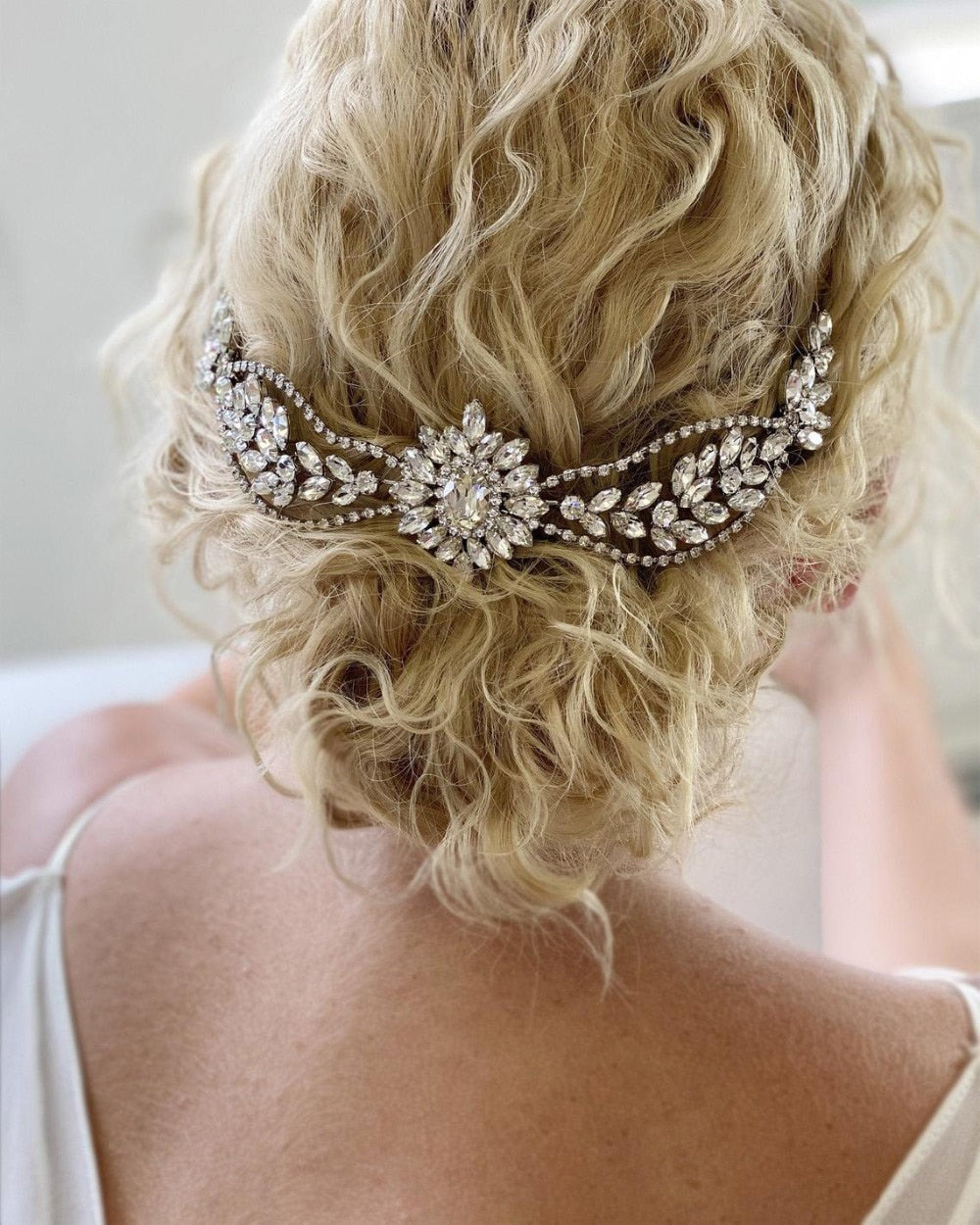 Vintage Style Crystal Baroque Design Bridal Wedding Hair Comb, Hair Jewellery ~ DELANEY