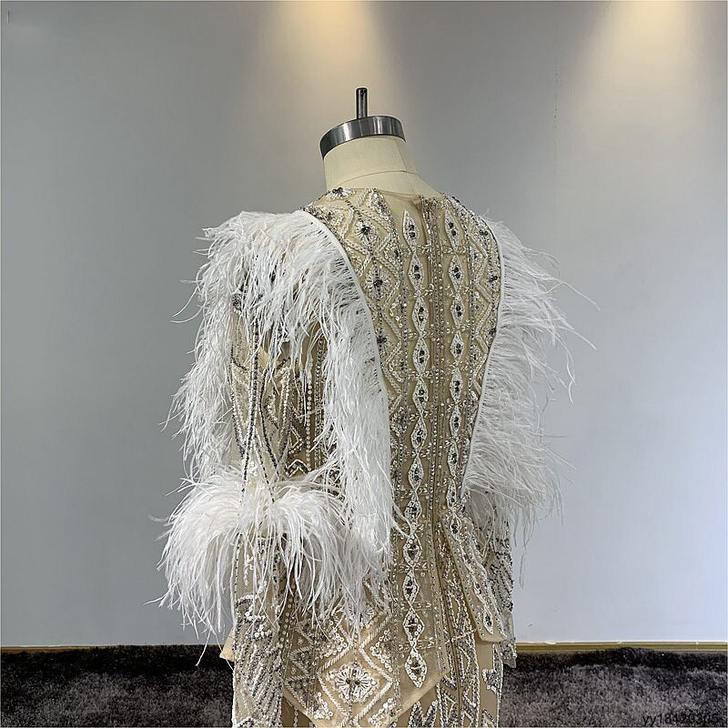 Lakota - Unique Couture Style Wedding, Bridal Gown Suit in Ivory & Champagne