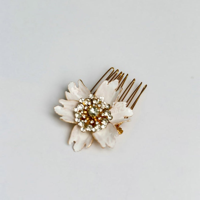 MILLIE - Floral Bridal Flower Girl Hair Accessories Comb Set