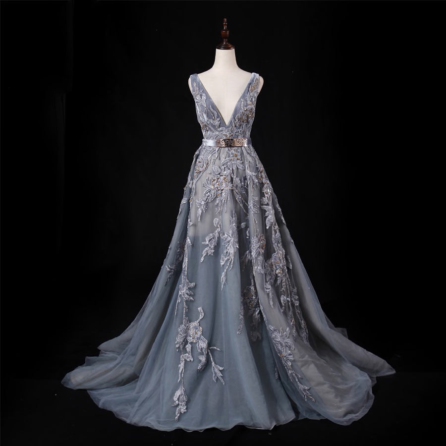 Gorgeous Silver Wedding Dress or Formal Ball Gown, Alternative Wedding Lives of Sirens Gorgeous Silver Wedding Dress or Formal Ball Gown, Alternative Wedding Lives of Sirens